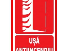 Placuta pentru usa antiincendiu